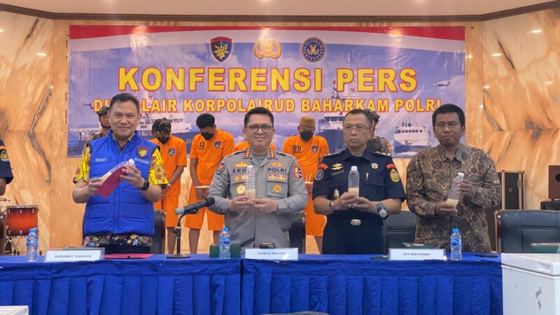 Polisi amankan tersangka beserta barang buktinya