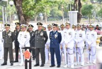 Danpuspenerbal Laksda TNI Sisyani Jaffar hadiri upacara peringatan HUT TNI