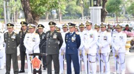 Danpuspenerbal Laksda TNI Sisyani Jaffar hadiri upacara peringatan HUT TNI