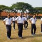 Hadir Wadan Kodiklatal Laksda TNI Eko Wahjono di olahraga rutin