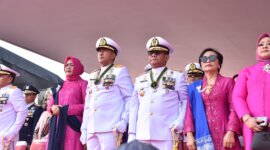 Dankodiklatal Letjen TNI Marinir Nur Alamsyah hadiri HUT TNI ke-79 di Silang Monas Jakarta