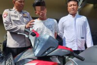 Polisi tangkap tersangka Curanmor beserta barang buktinya
