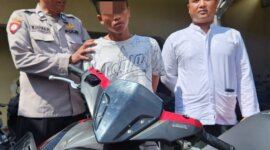 Polisi tangkap tersangka Curanmor beserta barang buktinya