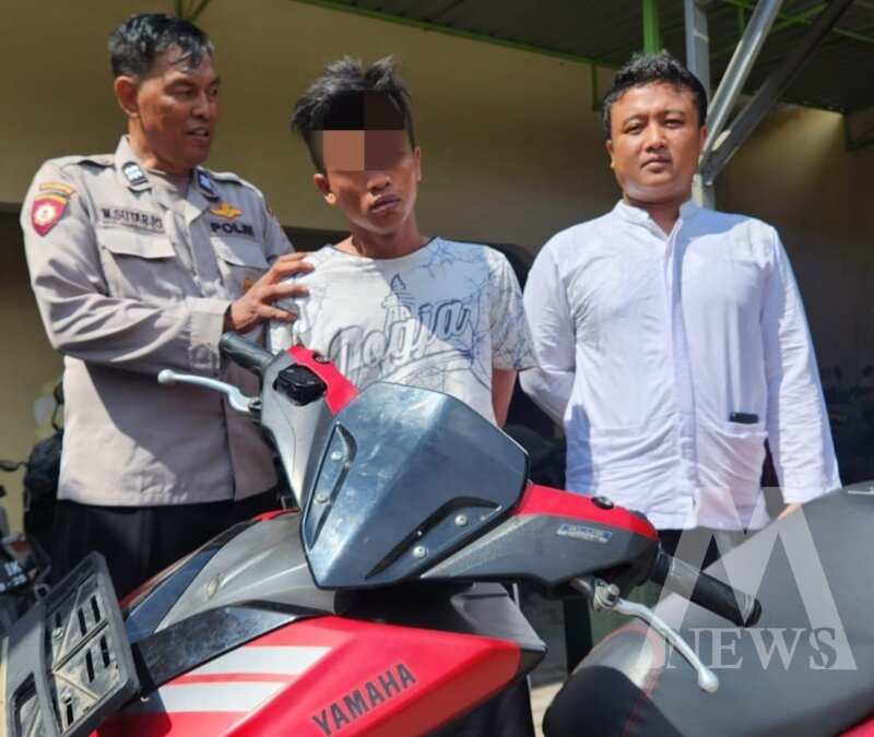 Polisi tangkap tersangka Curanmor beserta barang buktinya