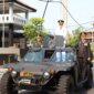 Kapolres Bojonegoro AKBP Mario Prahatinto ikuti parade peringatan HUT TNI ke-79