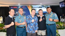 Wadan Kodiklatal Laksda TNI Eko Wahjono saksikan peresmian Grand Opening Raho club Lakeskla