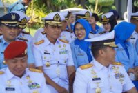 Dankodikopsla Kodiklatal Laksma TNI Iwan Kusumah hadiri sertijab di lingkungan Koarmada II