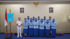 Ketua Gabungan Jalasenastri Kodiklatal Ny. Ayu Nur Alamsyah Reorganisasi pengurus gabungan Jalasenastri