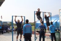 Siswa Dikspespa Hidros angkatan 22 Kodiklatal laksanakan tes kesamaptaan jasmani