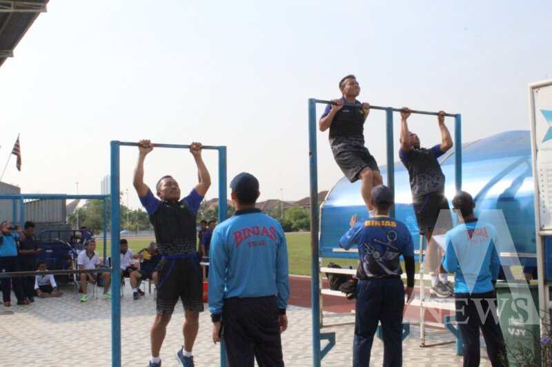 Siswa Dikspespa Hidros angkatan 22 Kodiklatal laksanakan tes kesamaptaan jasmani