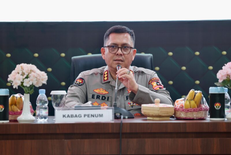 Kabag Penum Divhumas Polri Kombespol Erdi Adrimulan Chaniago