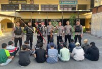Polisi Amankan 14 Anggota Komplotan Gangster