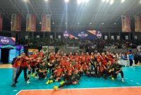 Tim Voli putra putri Polda Jatim