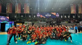 Tim Voli putra putri Polda Jatim