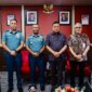 Dansatdik - 4 Manado Kodiklatal Kolonel Marinir Hendy Dwi Bayu Ardiyanto Sambangi Gubernur Sulut Olly Dondokambey