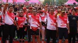 Dirdik Kodiklatal Kolonel Marinir Fransisco Simanjorang ikuti Fun Run 5K