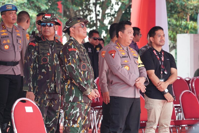 Kapolri Jenderal Drs. Listyo Sigit Prabowo Cek Gladi Bersih