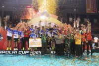 Kapolri Jenderal Drs. Listyo Sigit Prabowo Tutup Turnamen Bola Voli