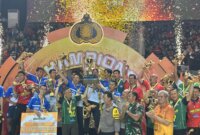 Kapolda Jatim Irjen Pol Drs. Imam Sugianto hadiri kemenangan Tim Voli Putra Polda Jatim