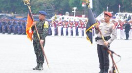 Presiden RI Anugerahi 7 Satuan Polri Tanda Kehormatan Nugraha Sakanti