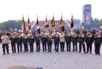 Apel gelar pasukan pengamanan pengambilan sumpah Presiden dan Wapres terpilih