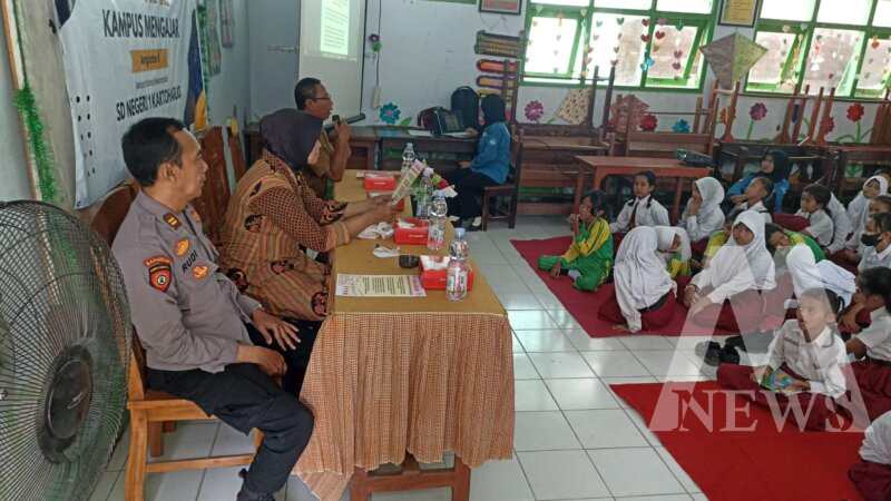 Polsek Nganjuk Kota Gelar Sosialisasi Stop Bullying di SDN 1 Kartoharjo