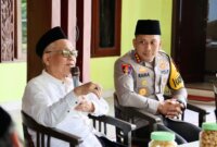 Kapolresta Banyuwangi Kombespol Rama Samtama Putra kunjungan ke Ponpes Ibnu Sina Genteng
