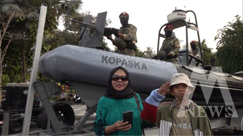 Rangkaian kegiatan upacara Parade Surya Senja