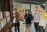 Kapolres Nganjuk AKBP Siswantoro cek pengamanan surat suara Pilkada