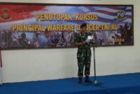 Wakil Komandan (Wadan) Kodikopsla Kodiklatal Kolonel Laut (P) Edhi Supriyono