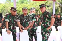 Dankodiklatal Letjen TNI Marinir Nur Alamsyah hadiri apel gelar pasukan pengamanan VVIP pelantikan Presiden dan Wapres RI