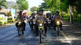 Kapolres Probolinggo Kota AKBP Oki Ahadian pimpin patroli Kamtibmas