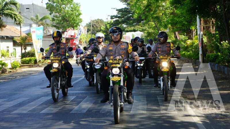 Kapolres Probolinggo Kota AKBP Oki Ahadian pimpin patroli Kamtibmas
