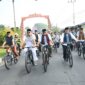 Polres Mojokerto Gowes bareng Forkopimda peringati hari Santri Nasional