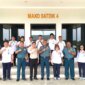 Dansatdik - 4 Manado Kodiklatal Kolonel Marinir Hendy Dwi Bayu Ardiyanto didampingi Kasirenevajian Satdik - 4 Manado Kodiklatal Mayor Laut (KH) M. Samuel Pontoh