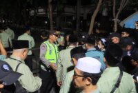 Polres Probolinggo Laksanakan Apel Pengamanan Debat Perdana Cabup dan Cawabup