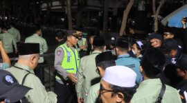 Polres Probolinggo Laksanakan Apel Pengamanan Debat Perdana Cabup dan Cawabup