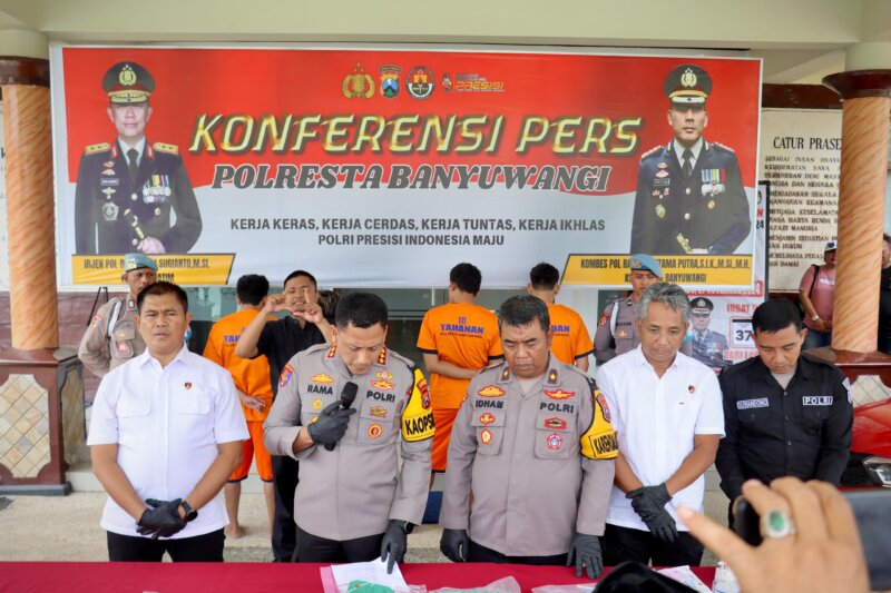 Polresta Banyuwangi ungkap peredaran Narkoba