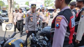 Rolog Polda Jatim cek kendaraan dan Almatsus Polres Bojonegoro