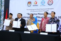 Kadiv Humas Polri Irjen Pol Shandi Nugroho hadiri penandatanganan SKB