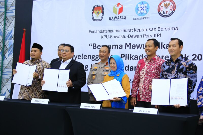 Kadiv Humas Polri Irjen Pol Shandi Nugroho hadiri penandatanganan SKB