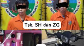 Polisi tangkap 2 tersangka beserta barang buktinya