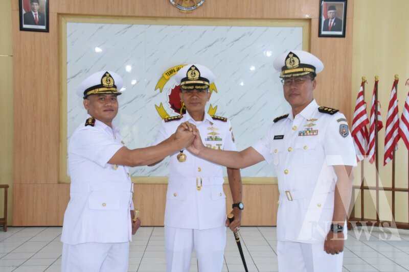 Danpusdikbanmin Kodikdukum Kolonel Laut (S) Wahyu Budi Nugroho bersama Dansepa Pusdikbanmin Kodiklatal