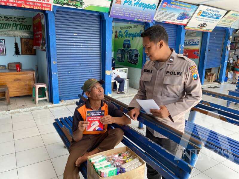 Satbinmas Polres Magetan sosialisasi Publik Address