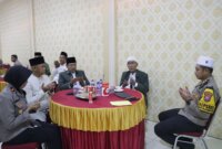 Kapolres Sampang AKBP Hendro Sumono terima kunjungan ormas Islam