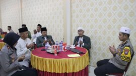 Kapolres Sampang AKBP Hendro Sumono terima kunjungan ormas Islam