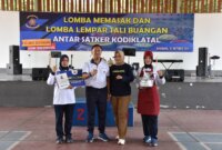 Kodiklatal gelar lomba masak dan lempar tali buangan
