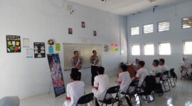 Polres Bondowoso sosialisasi berlalulintas di sekolah