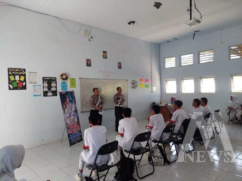 Polres Bondowoso sosialisasi berlalulintas di sekolah