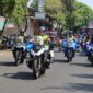 Kapolres Tulungagung AKBP Muhammad Taat Resdi patroli gunakan motor